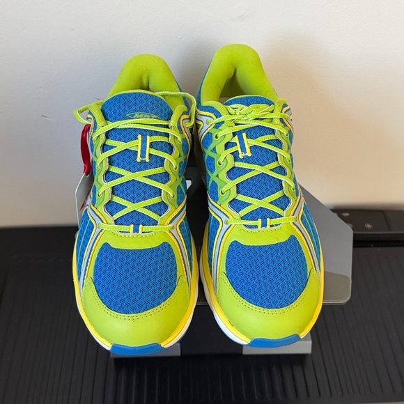 MBT Blue and Lime Green Athletic Shoes - Picture 5 of 7